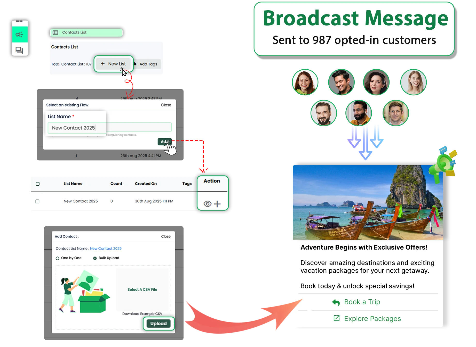 WhatsApp Broadcast