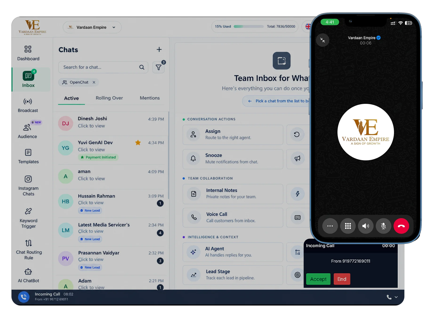 WhatsApp Business Calling