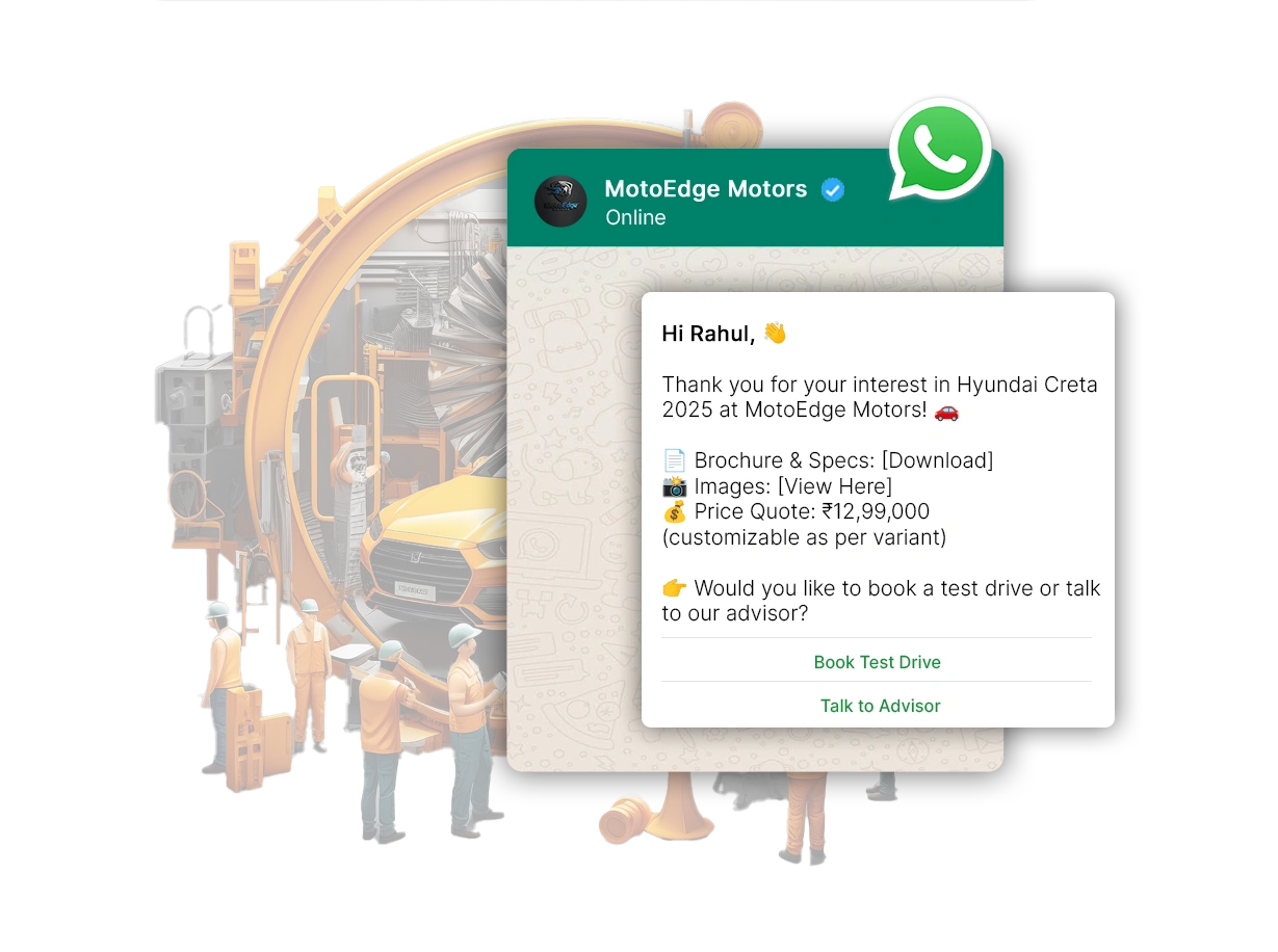 WhatsApp for Automotive