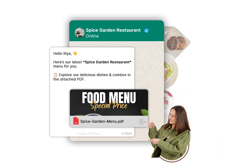 Digital Menu Sharing