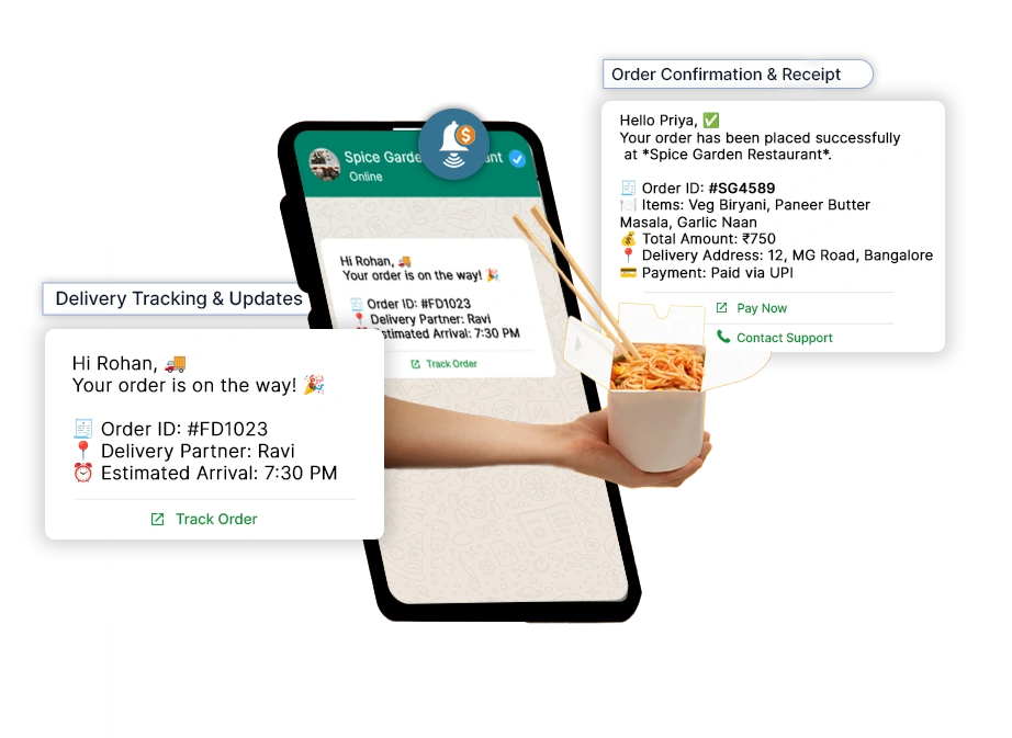 Online Orders & Delivery Updates
