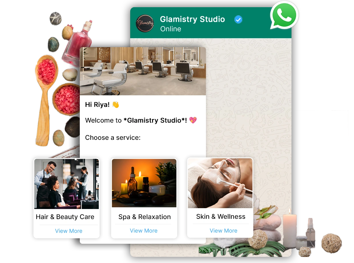 WhatsApp for Spas and Salons