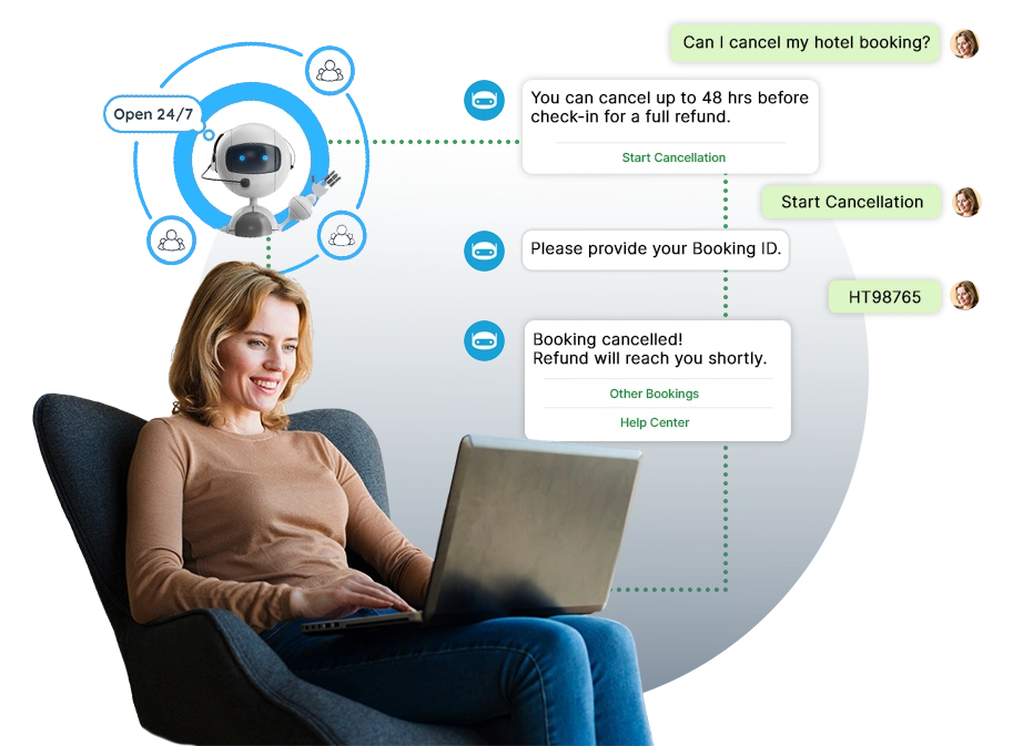 24/7 Customer Support with Chatbots