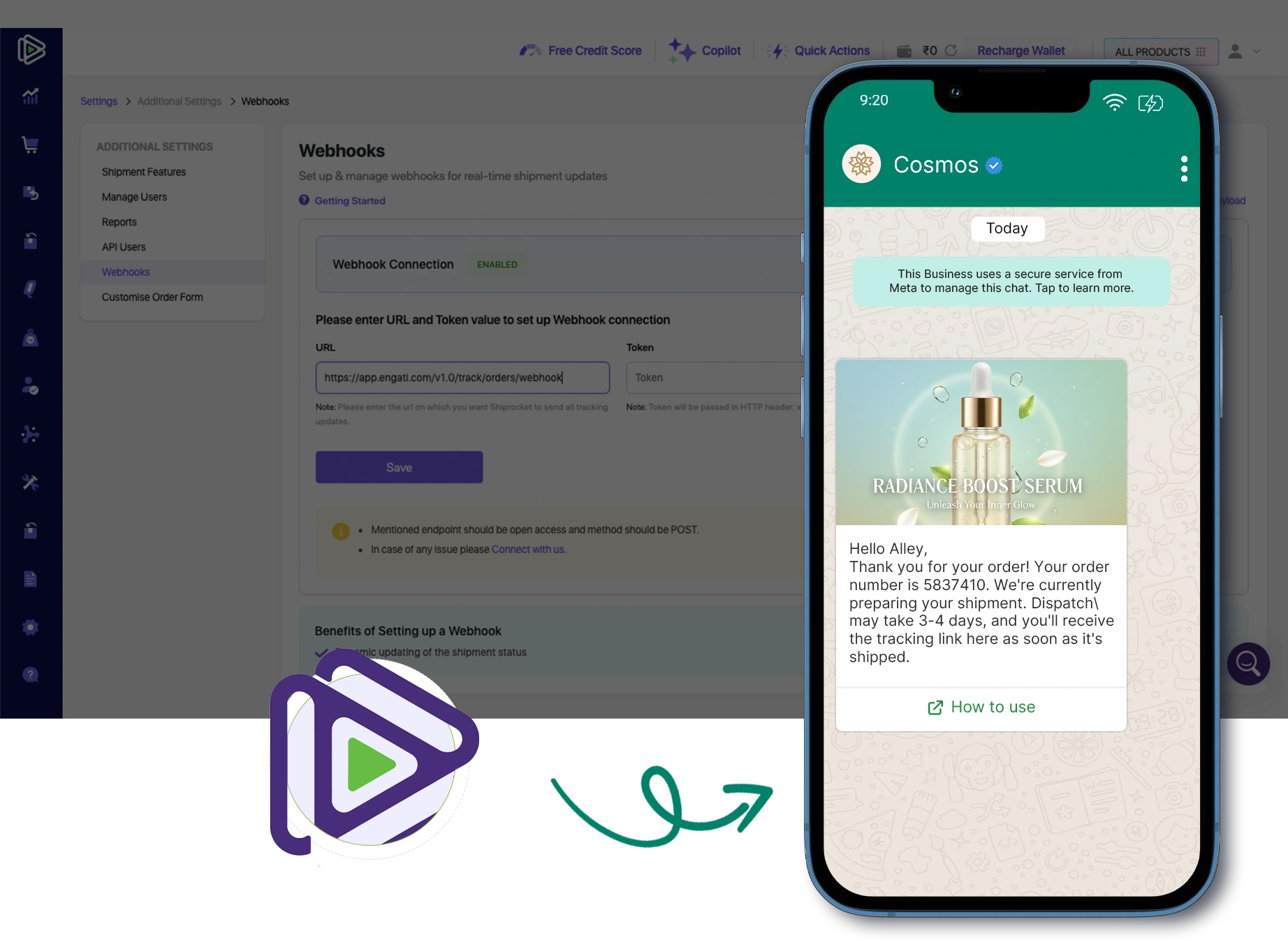 Activate getgabs Automation