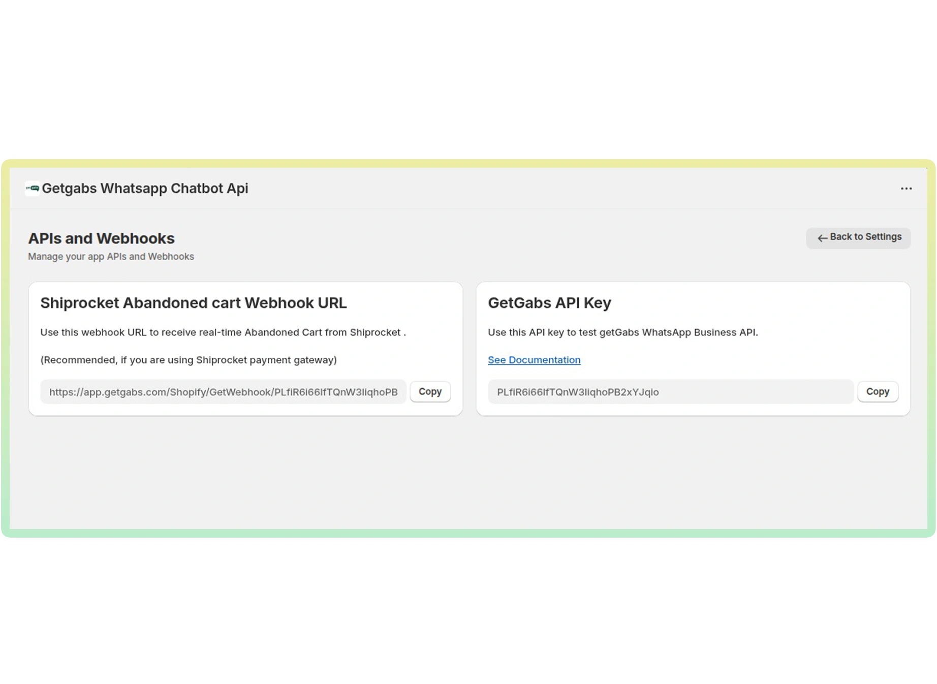 Generate Webhook URL