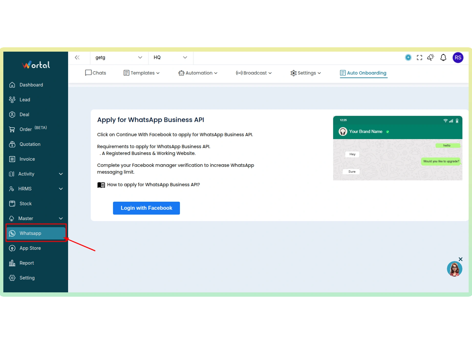Complete Meta Onboarding