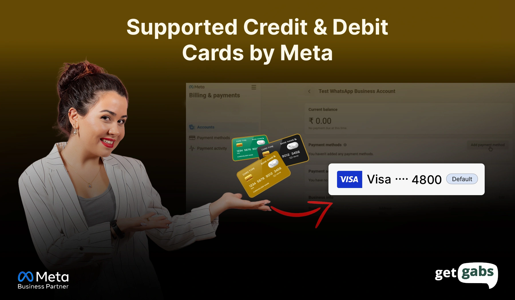List of Debit or Credit Cards Supported by WhatsApp Business API