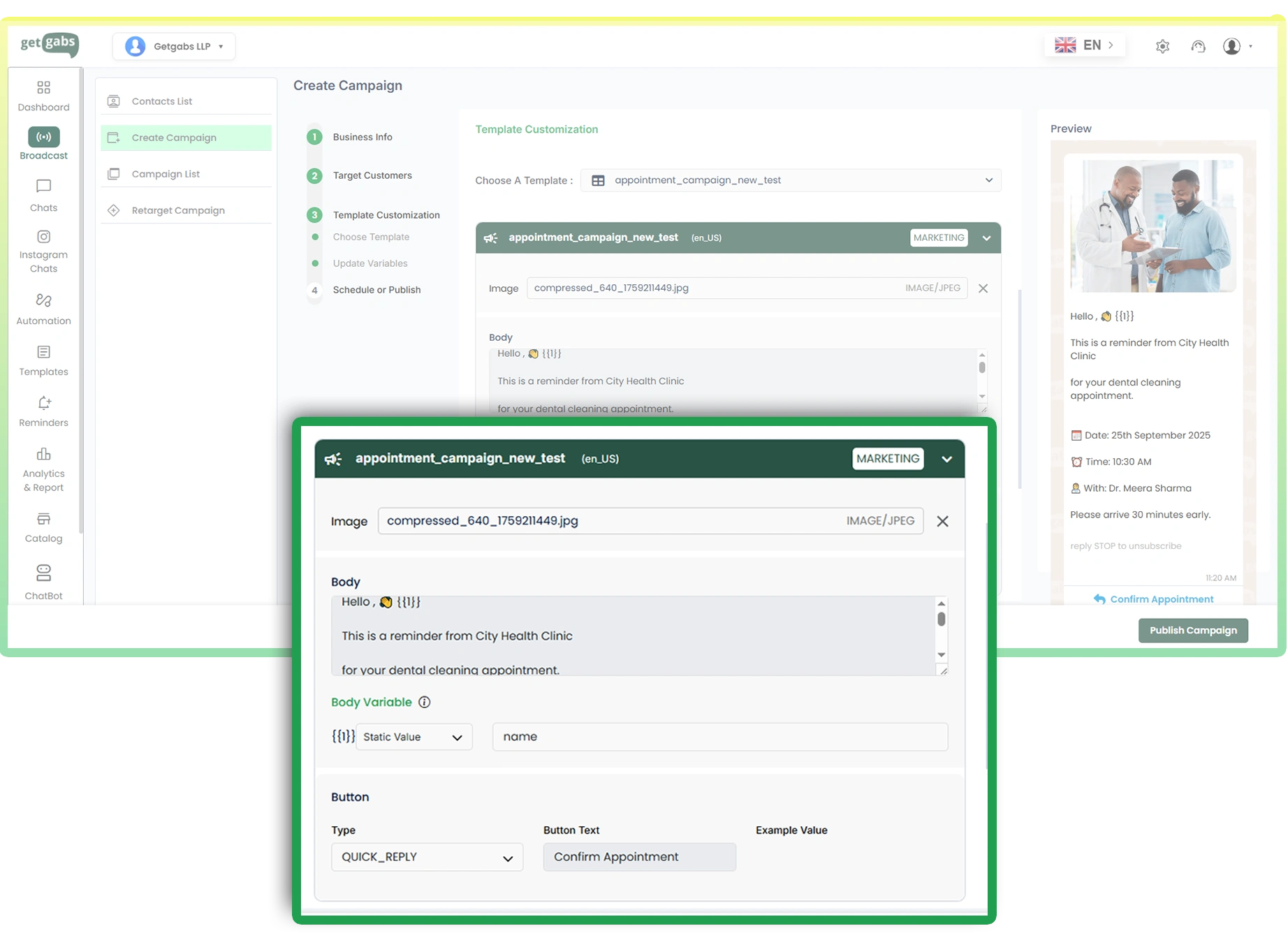 Create or Use Pre-Approved Template