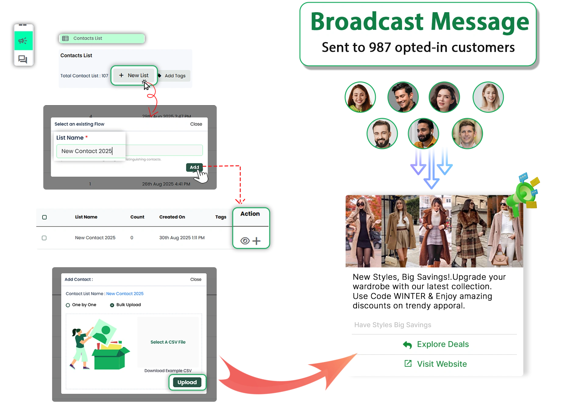 WhatsApp Broadcast