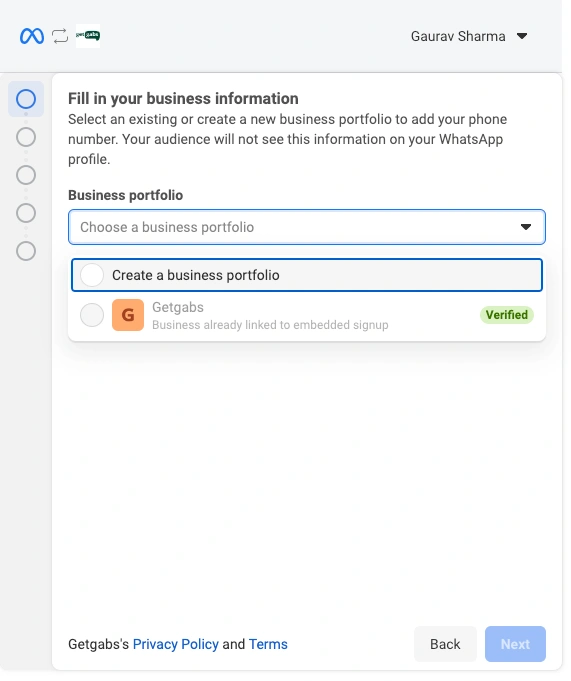 Create Business Portfolio