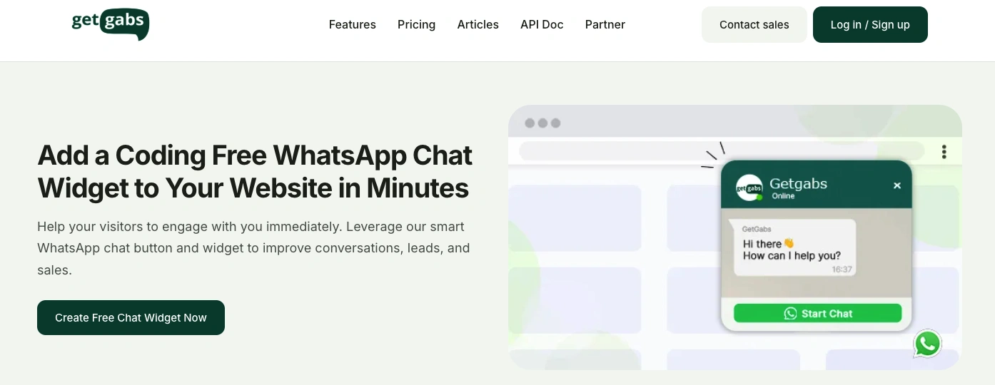 WhatsApp Widget Generator Tool