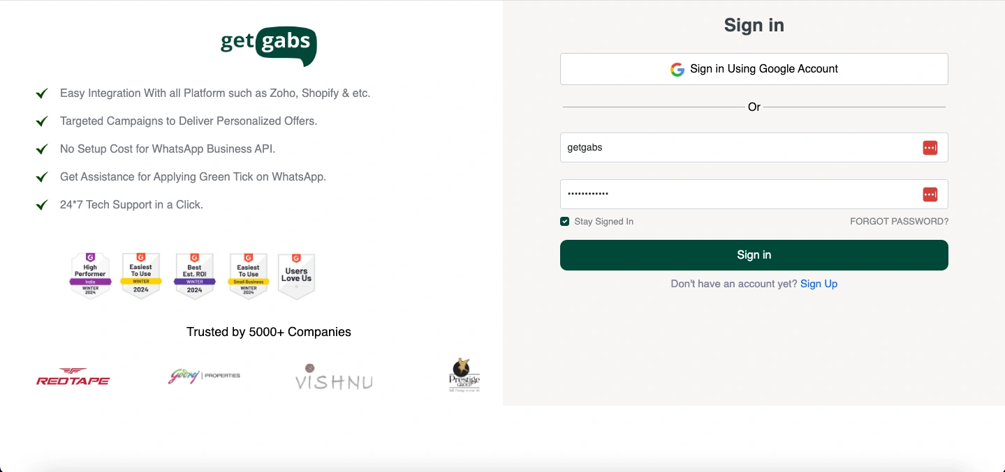 Login or Register to Getgabs