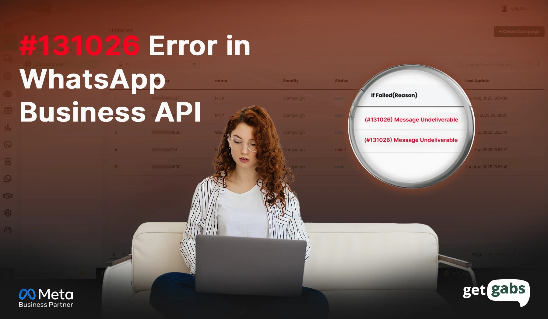 error in whatsapp business api